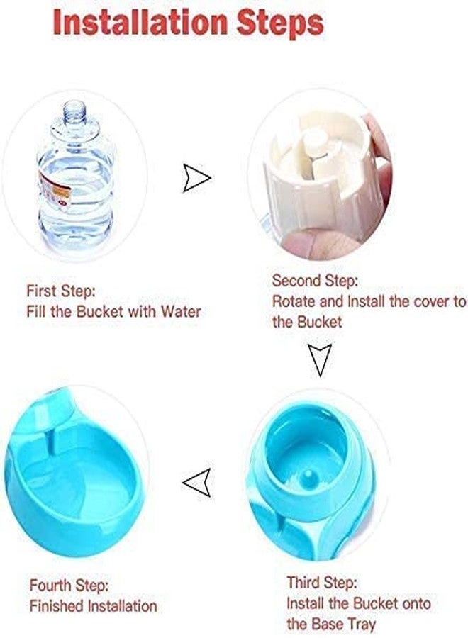 RHYDON Automatic Pet Water Dispenser 3.8L Large Capacity Self-Dispensing Gravity Pet Feeder Waterer Cat Dog Feeding Bowl Drinking Water/Automatic Feeding Pet Supplies - Image 4